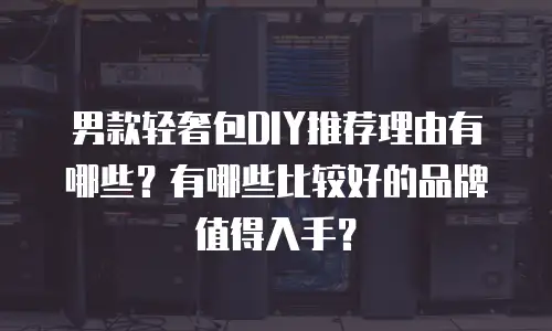男款轻奢包DIY推荐理由有哪些？有哪些比较好的品牌值得入手？
