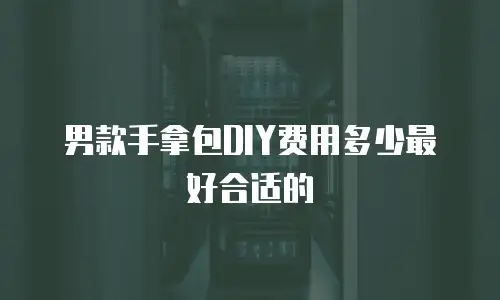 男款手拿包DIY费用多少最好合适的