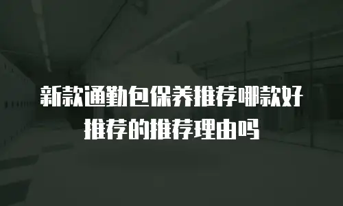 新款通勤包保养推荐哪款好推荐的推荐理由吗