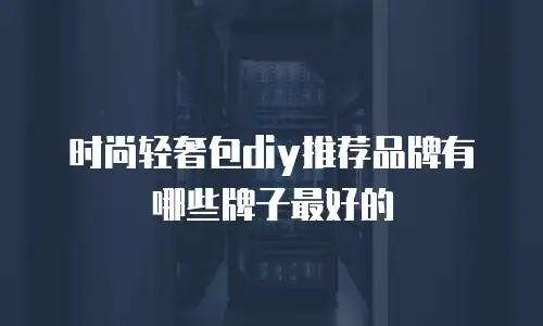 时尚轻奢包diy推荐品牌有哪些牌子最好的
