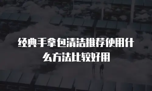 经典手拿包清洁推荐使用什么方法比较好用