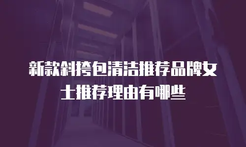 新款斜挎包清洁推荐品牌女士推荐理由有哪些