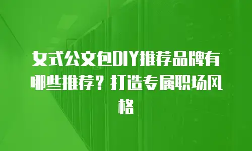 女式公文包DIY推荐品牌有哪些推荐？打造专属职场风格