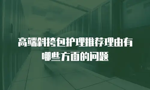 高端斜挎包护理推荐理由有哪些方面的问题