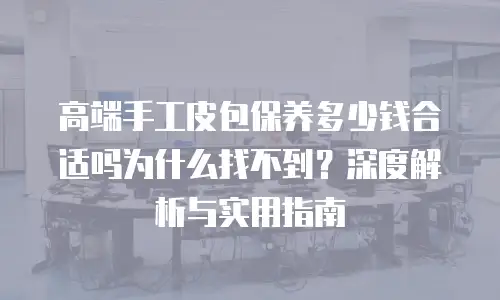 高端手工皮包保养多少钱合适吗为什么找不到？深度解析与实用指南