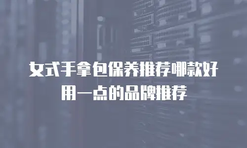 女式手拿包保养推荐哪款好用一点的品牌推荐