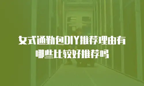 女式通勤包DIY推荐理由有哪些比较好推荐吗