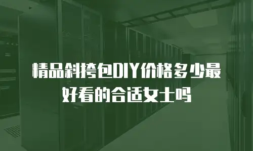 精品斜挎包DIY价格多少最好看的合适女士吗