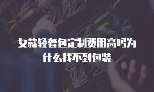 女款轻奢包定制费用高吗为什么找不到包装