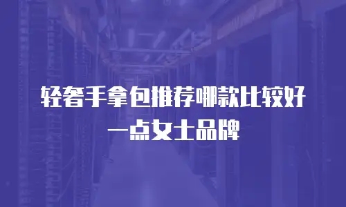 轻奢手拿包推荐哪款比较好一点女士品牌