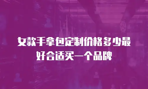 女款手拿包定制价格多少最好合适买一个品牌