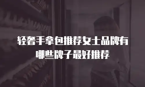 轻奢手拿包推荐女士品牌有哪些牌子最好推荐
