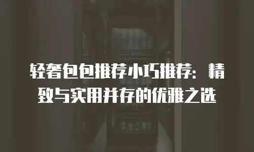 轻奢包包推荐小巧推荐：精致与实用并存的优雅之选
