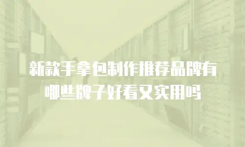 新款手拿包制作推荐品牌有哪些牌子好看又实用吗