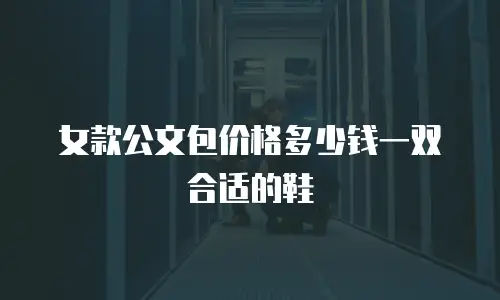 女款公文包价格多少钱一双合适的鞋