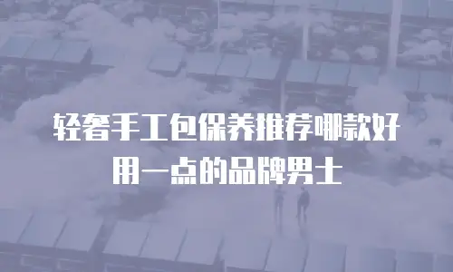 轻奢手工包保养推荐哪款好用一点的品牌男士