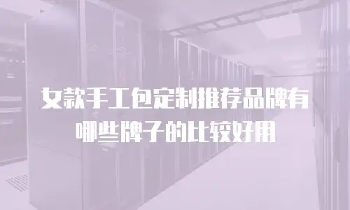 女款手工包定制推荐品牌有哪些牌子的比较好用