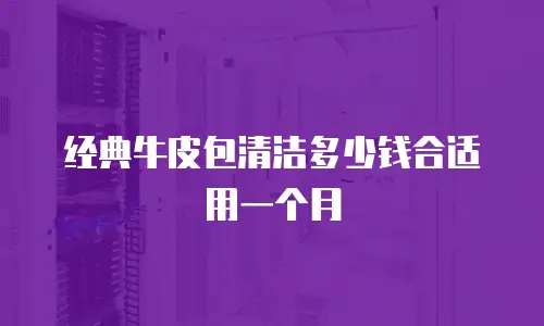 经典牛皮包清洁多少钱合适用一个月