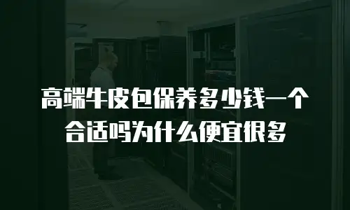 高端牛皮包保养多少钱一个合适吗为什么便宜很多