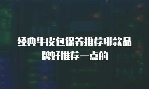 经典牛皮包保养推荐哪款品牌好推荐一点的