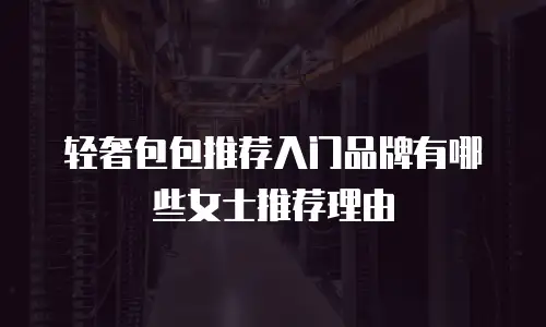 轻奢包包推荐入门品牌有哪些女士推荐理由