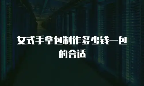 女式手拿包制作多少钱一包的合适