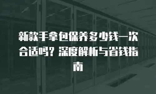 新款手拿包保养多少钱一次合适吗？深度解析与省钱指南