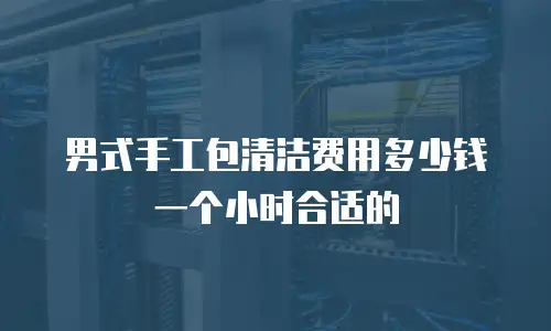 男式手工包清洁费用多少钱一个小时合适的