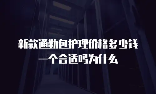 新款通勤包护理价格多少钱一个合适吗为什么
