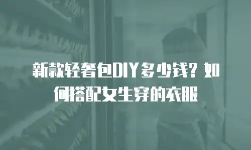 新款轻奢包DIY多少钱？如何搭配女生穿的衣服