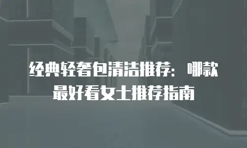 经典轻奢包清洁推荐：哪款最好看女士推荐指南