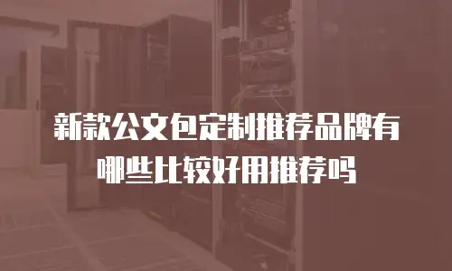 新款公文包定制推荐品牌有哪些比较好用推荐吗