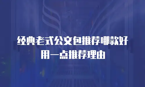 经典老式公文包推荐哪款好用一点推荐理由