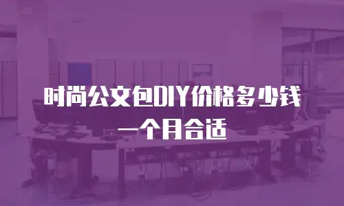 时尚公文包DIY价格多少钱一个月合适