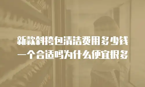新款斜挎包清洁费用多少钱一个合适吗为什么便宜很多