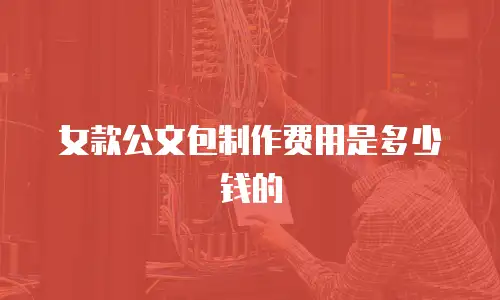 女款公文包制作费用是多少钱的