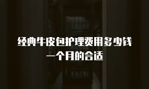 经典牛皮包护理费用多少钱一个月的合适