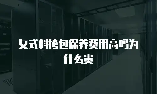 女式斜挎包保养费用高吗为什么贵
