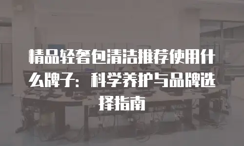 精品轻奢包清洁推荐使用什么牌子：科学养护与品牌选择指南