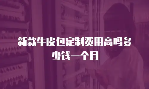 新款牛皮包定制费用高吗多少钱一个月