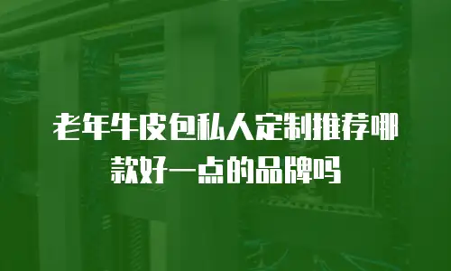 老年牛皮包私人定制推荐哪款好一点的品牌吗