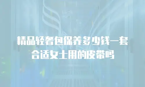 精品轻奢包保养多少钱一套合适女士用的皮带吗