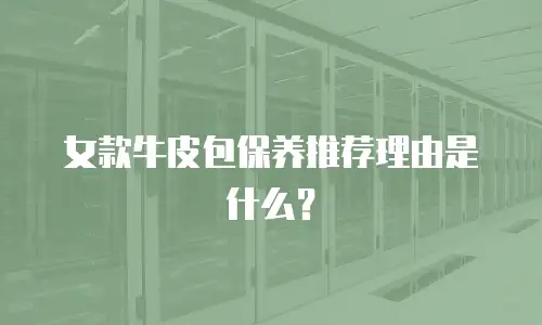 女款牛皮包保养推荐理由是什么？