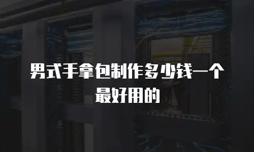男式手拿包制作多少钱一个最好用的