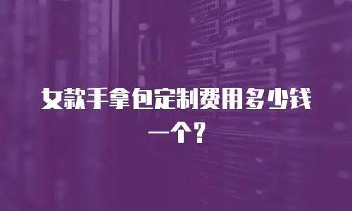 女款手拿包定制费用多少钱一个？
