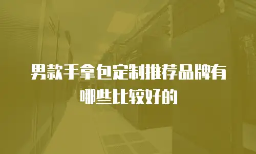 男款手拿包定制推荐品牌有哪些比较好的