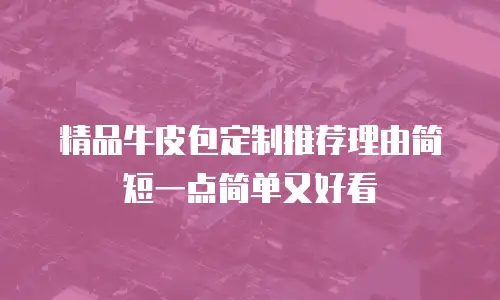精品牛皮包定制推荐理由简短一点简单又好看