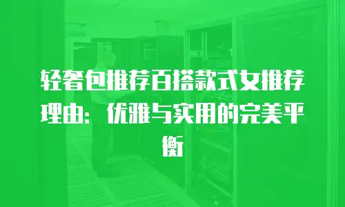 轻奢包推荐百搭款式女推荐理由：优雅与实用的完美平衡
