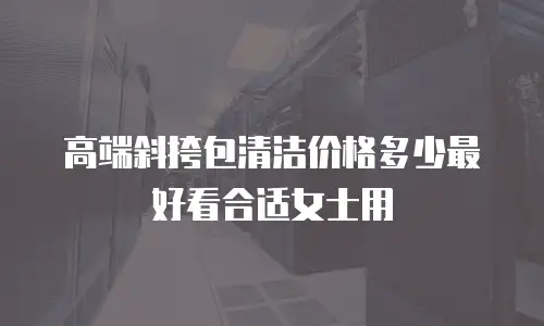 高端斜挎包清洁价格多少最好看合适女士用