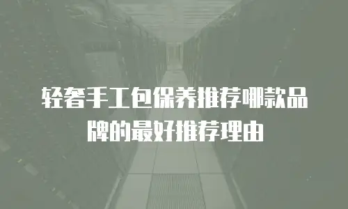 轻奢手工包保养推荐哪款品牌的最好推荐理由